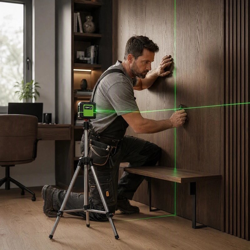 Laser niveau facilité d'utilisation: mise en route rapide sans réglage complexe