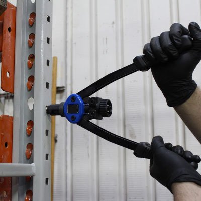 Pince rivet. Capacité multi-diamètres
