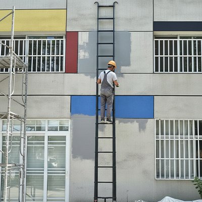 Échelle télescopique. Capacité de charge professionnelle