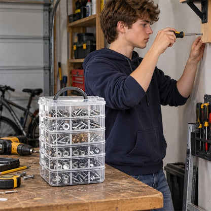 Organiseur visserie avec beaucoup de rangement