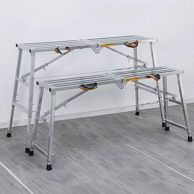 Plateforme de travail. Pieds stabilisateurs